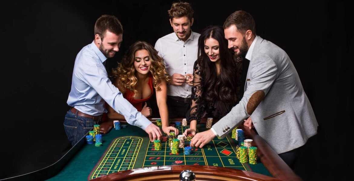 Mobile phone displaying rogtoto togel deposit options menu with DANA, OVO, GoPay icons